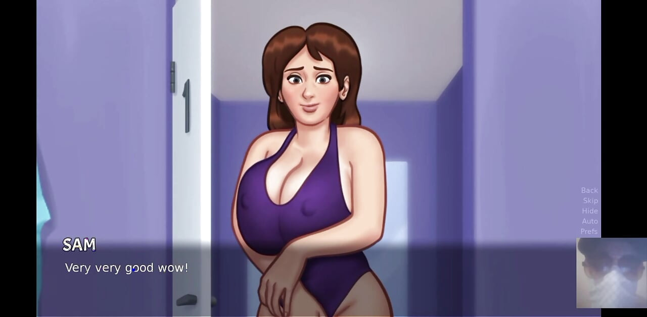 MILF STEP-MOM WAS SURPRISED! I FUCK HER IN SWIMSUIT! SUMMER TIME SAGA
