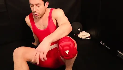Singlet'ta güreşçi Coregasm