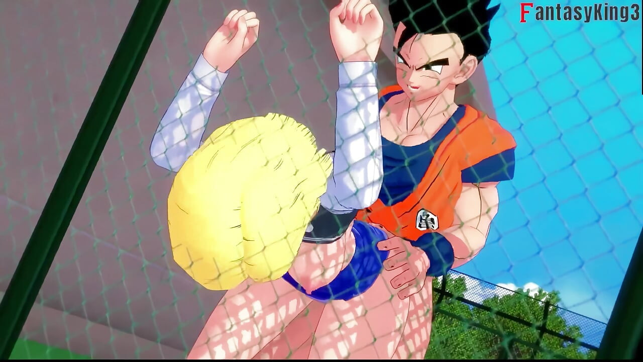 Android 18, Videl'in gohan'ı sikişini izlemesini seviyor - dragonball zex serisi
