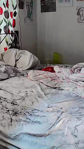 Lenyűgöző pillanat "a sógornőm elküldi nekem a kameráról készült videót a szobájában"