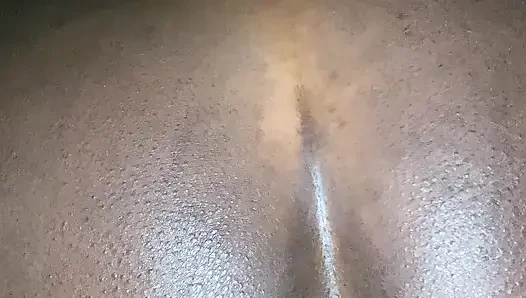 POV-doggystyle Aus Sicht Mit Ebenholzmädchen Und Weißem Schwanz