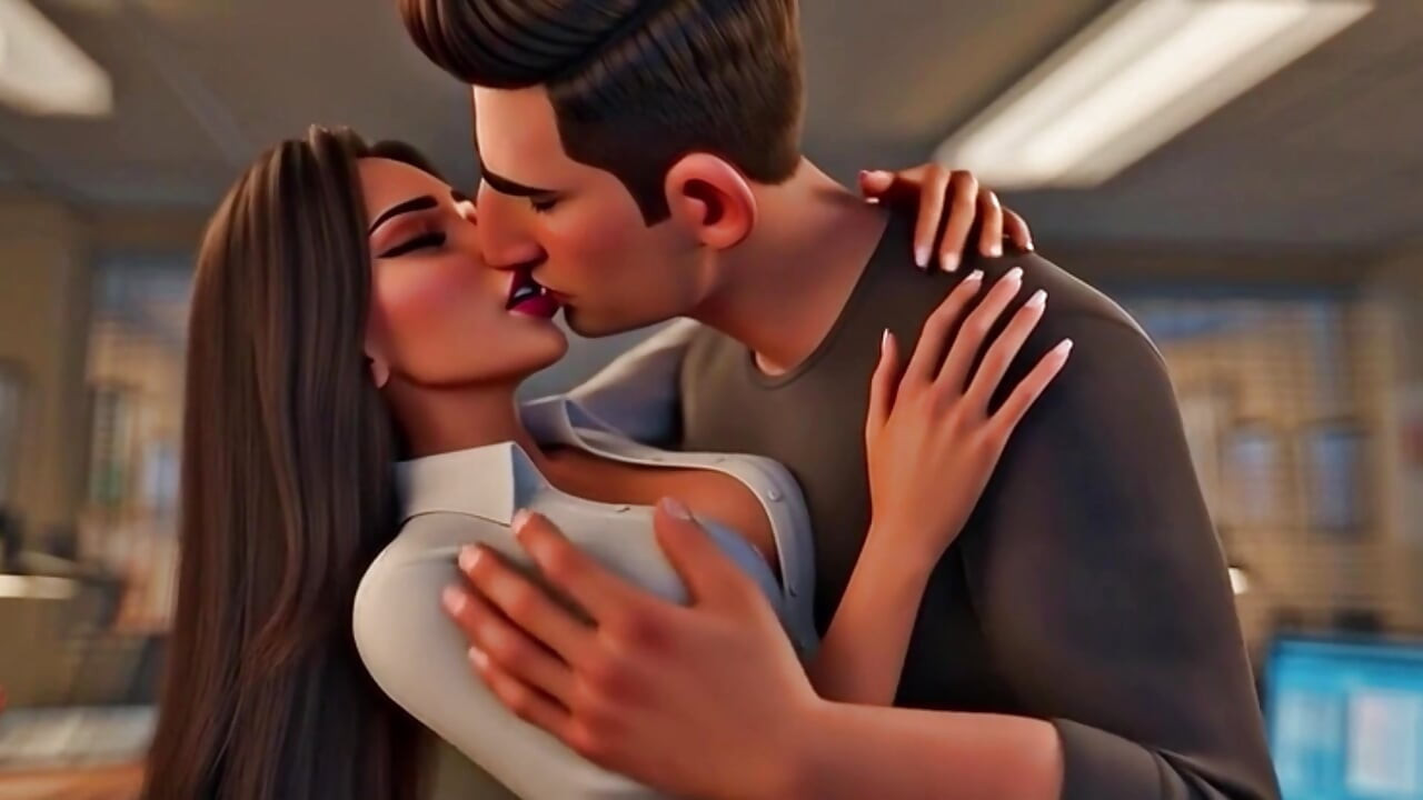 Copy Room Slut - Horny office girl gets fucked in the copy room