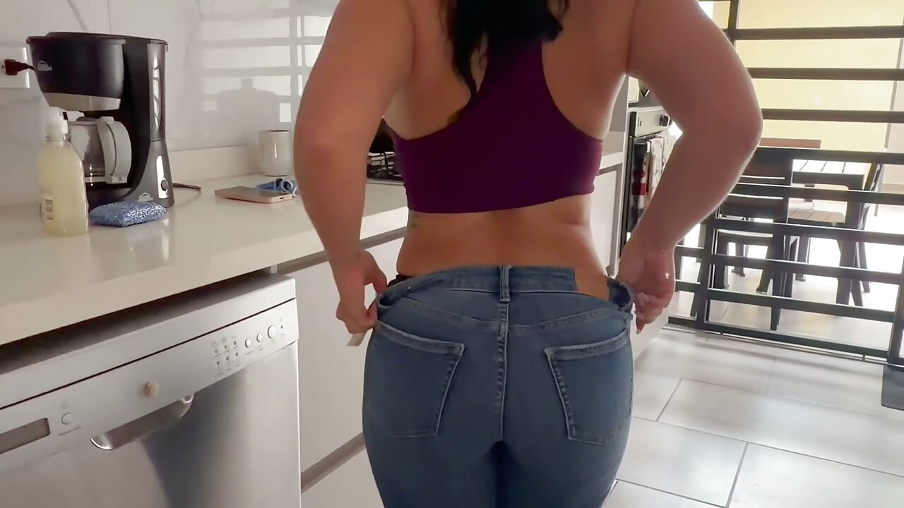Maid Gets Fucked by Her Boss in the Kitchen While Her Boss's Cuckold Returns Home