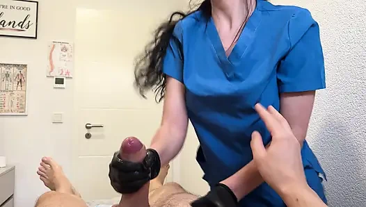 Er wird während der massage beim erwischt