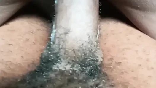 Amcık arkadan gerildi