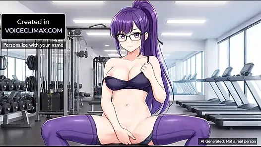 Sexy Gym Woman humillates you and laughs at Failed Workouts at gym and gives you femdom orders and jerk off instructions JOI