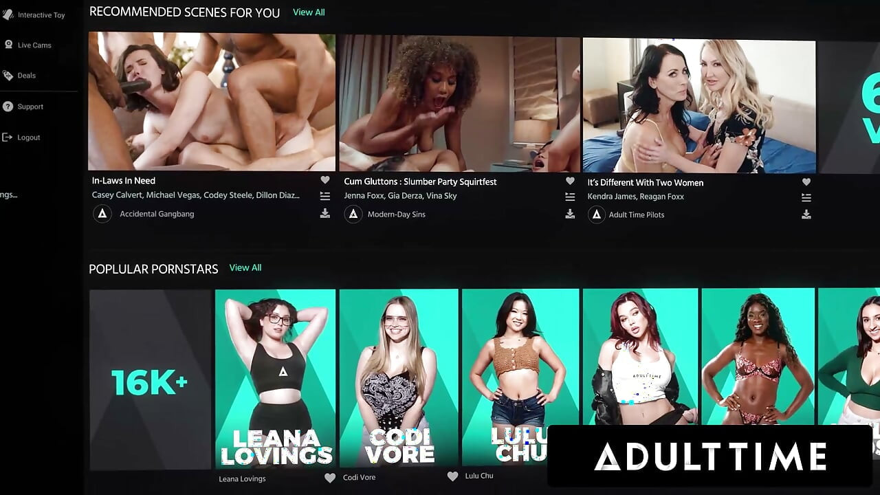 ADULT TIME - Kontorpraktikant bliver det fælles legetøj for fem liderlige MILF-chefer! REVERSE GANGBANG