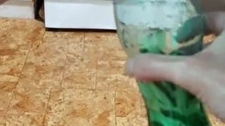 Dukkle i pee in glass part 2