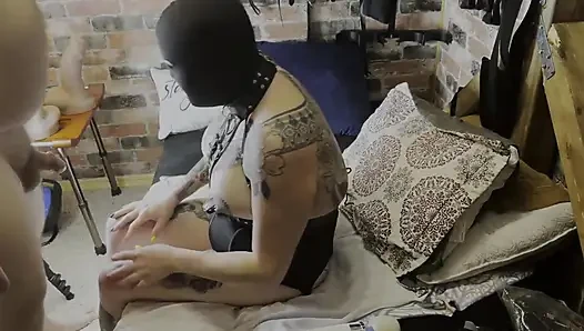 Fuckpig Struggles to Give a Blowjob