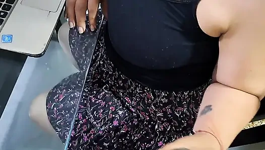 Stepmom Stops Working and Sucks My Dick