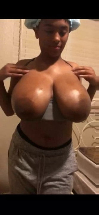 Ebony Bouncing Big Boobs