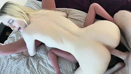 Stepmom Caught Me and Joined for a Threesome