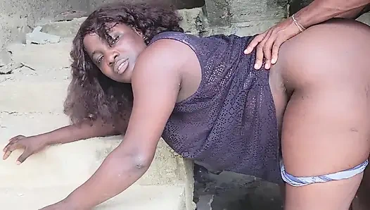 I Fuck My Ex Under the Stair Case Before My Husband Comes Back From Work