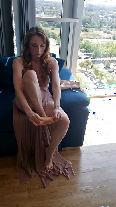 Ballet Stretching Makes Squirting MILF Horny