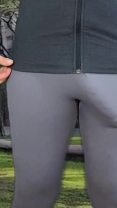 Captivating moment from "Monster cock shemale teasing in public park"