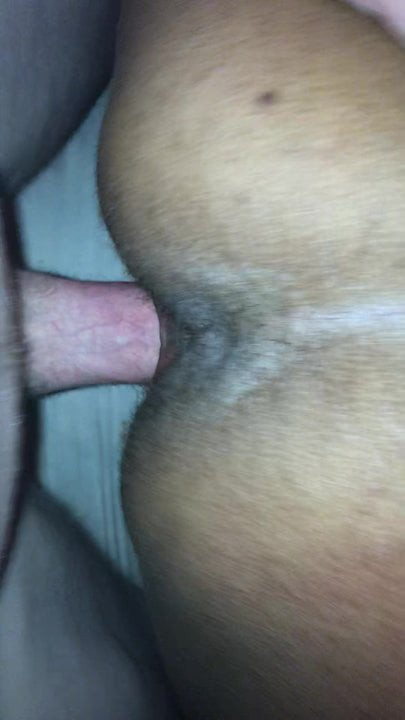 Fucking my wifes hairy black pussy hole