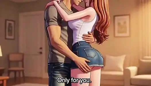 Little secret of stepmom and stepson alone at home