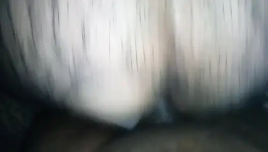 PAWG in fishnet takes backshots