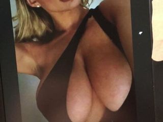 Lindsey Pelas cum on tits