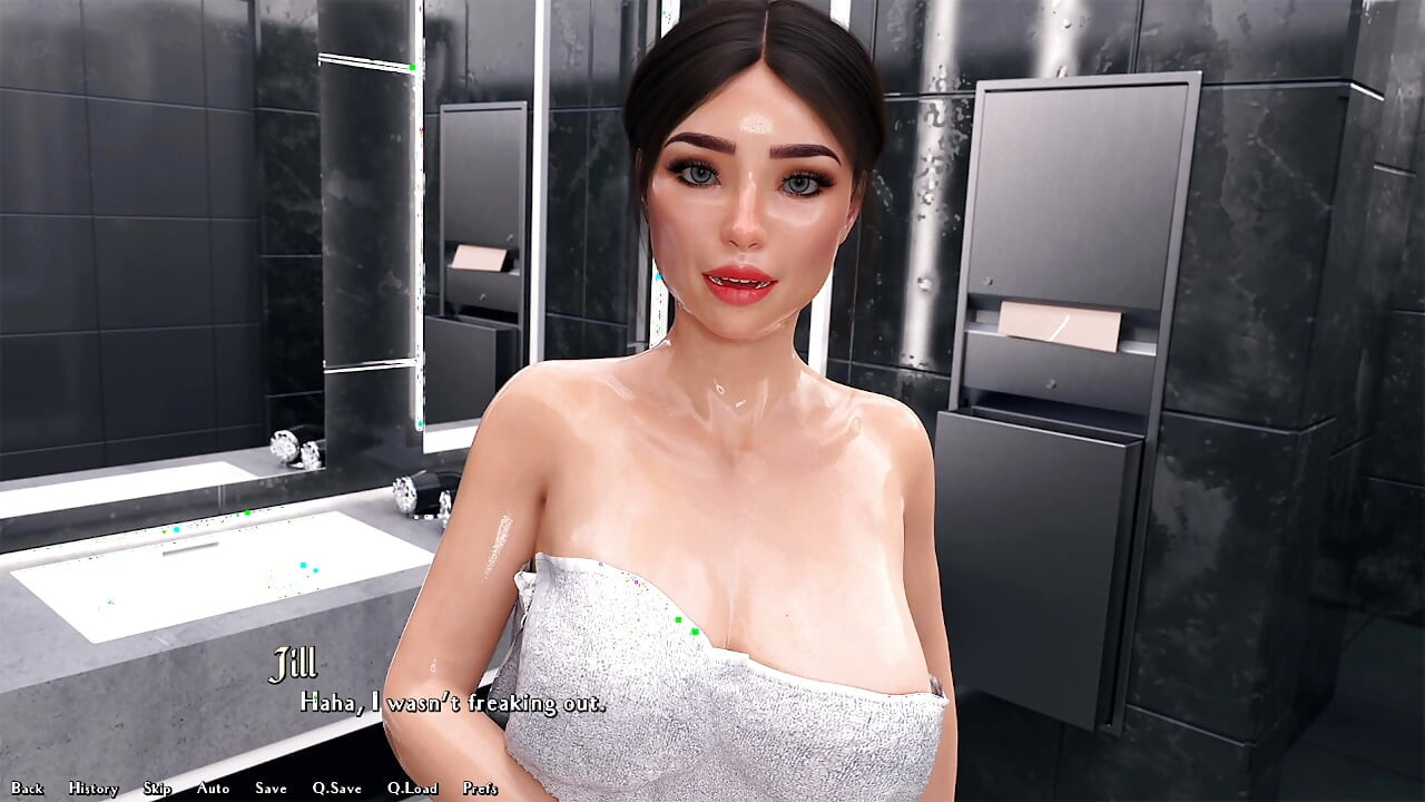 Dan Bathes with Jill - Squeezes Her Thick Tits & Big Ass Then Fucks Her Pussy & Ass Hard