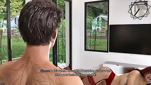 Boşanmış kızıl saçlı orta yaşlı seksi kadın onu özel anal sekse çekmek için yavaş bir oturma odası dansı kullanıyor