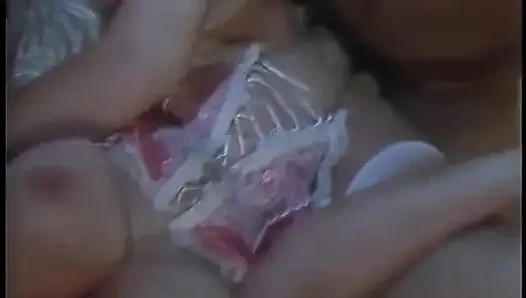 Horny female parent in sexy lingerie rides rock hard cock in a steamy sexcapade in bedroom