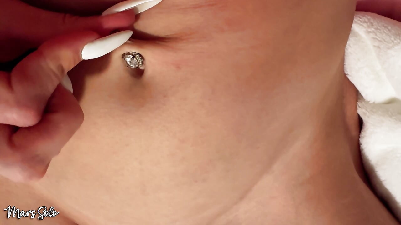 POV Playing with My Belly Button Ring
