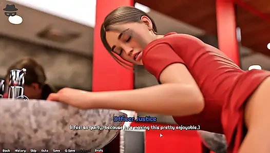 Istri selingkuh petugas wanita bersenang-senang dengan alex di toilet