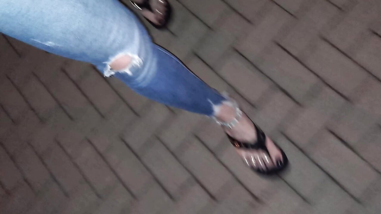 I'm cumming in the street again - lot of cum
