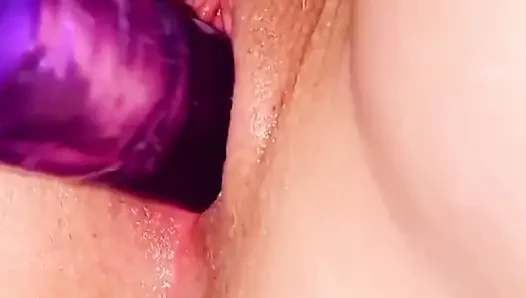 Güzel pembe amcığımı dildoyla sikiyorum