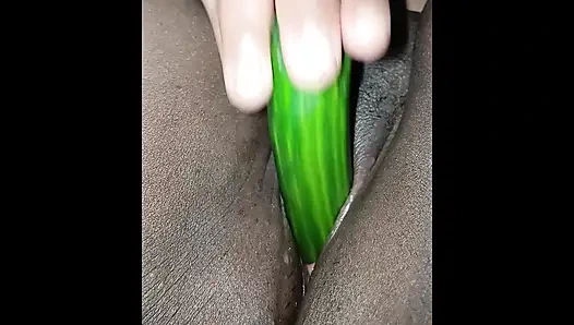 Stepmom fucks her edible dildo