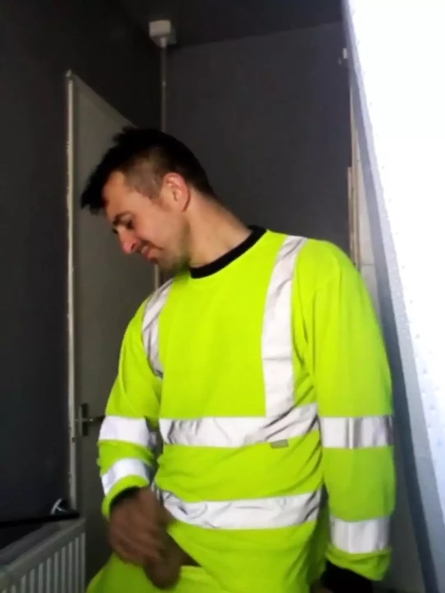 Cagedwarrior Stripping After Work Vis N Big Cock Show off