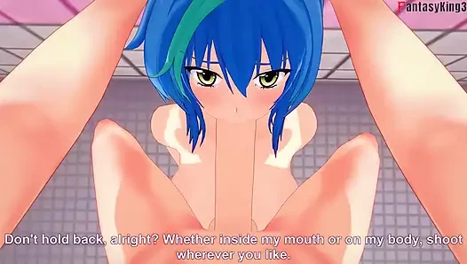 Xenovia глубокая глотка в душе - NITR серия