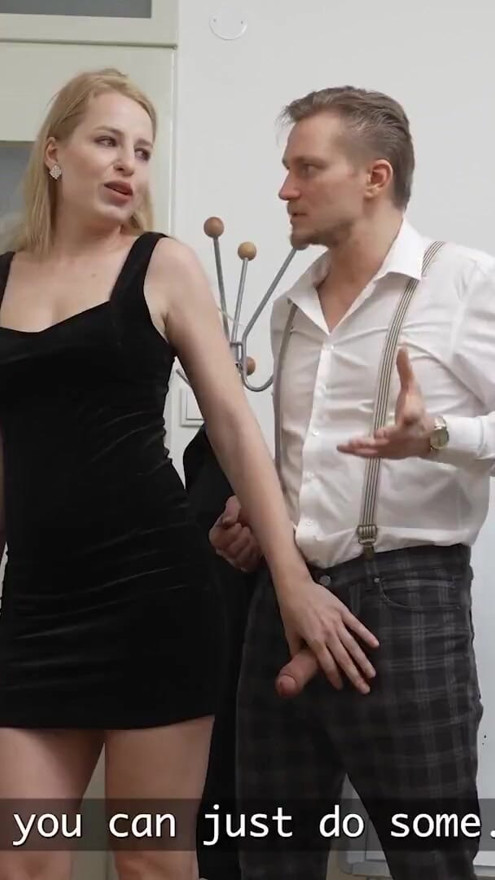 LOAN4K. This Horny Blonde is fucking her Loan Officer in the Office | Clip 1