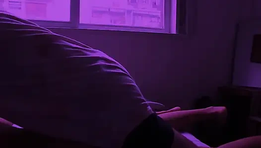 My Pink Haired Girlfriend Rides Me Hard Until She Cums