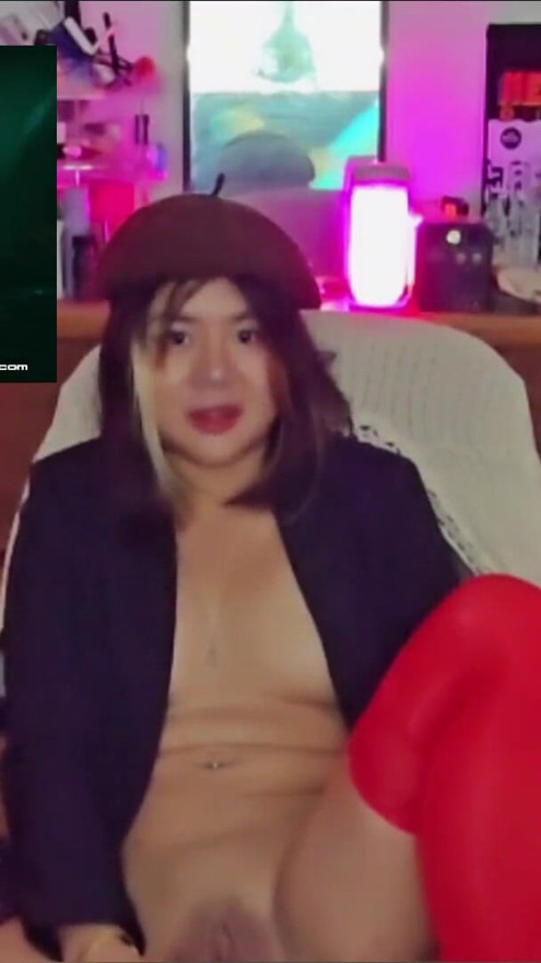 Cute Asian Streamer ExotiqFox Reacts to Hentai Compilation from Nestlabs | Clip 1