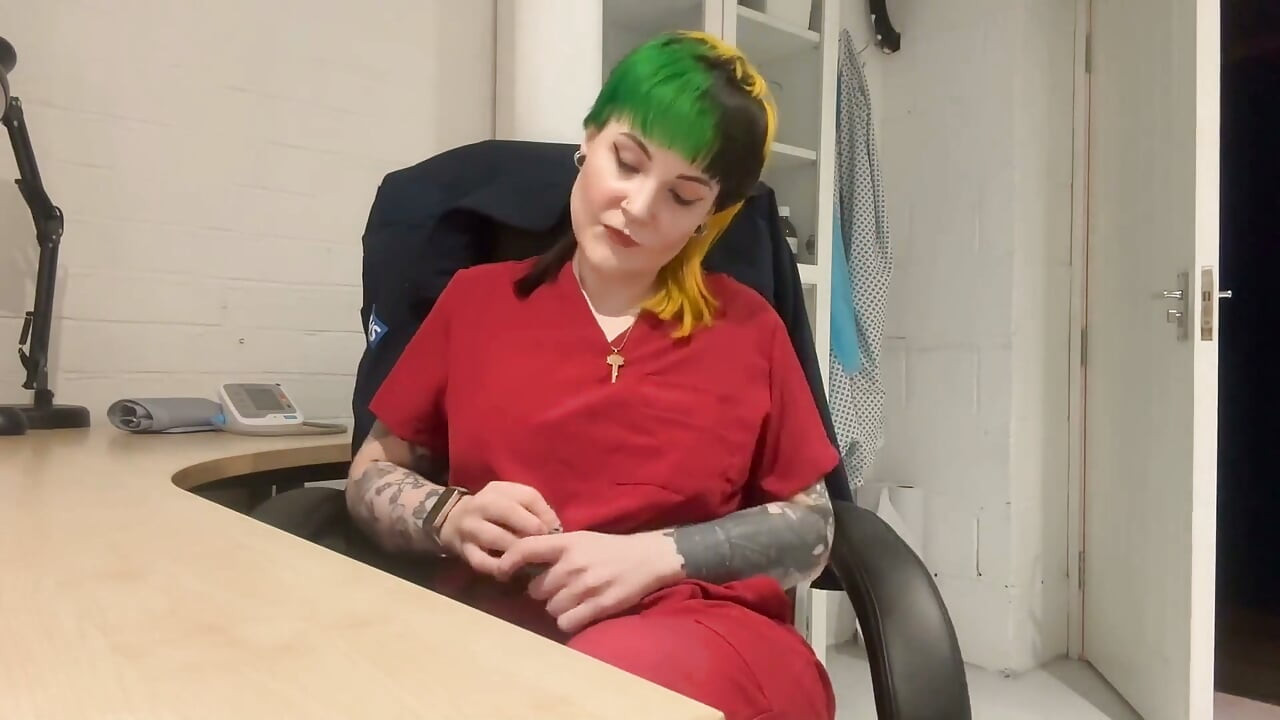Miss Ruby's Last Locktober Task - One Week Left, Hump That Pillow for Nurse Ruby