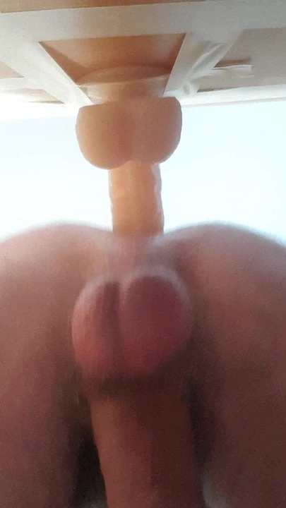 Fucking my ass with my favourite dildo!