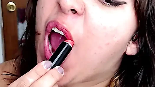 Lipstik, ciuman dan blowjob