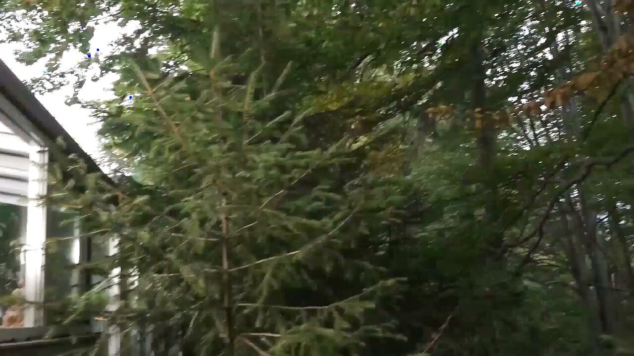 Outdoor Chair Fuck with Horny Camo Babe