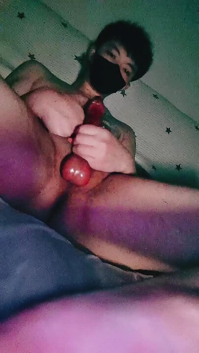 Asian cute boy cum so hard