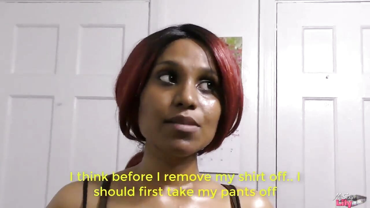 Indian amateur Horny Lily is working out (Indian language)