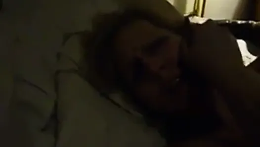 She Using Dildo While Having Phone Sex