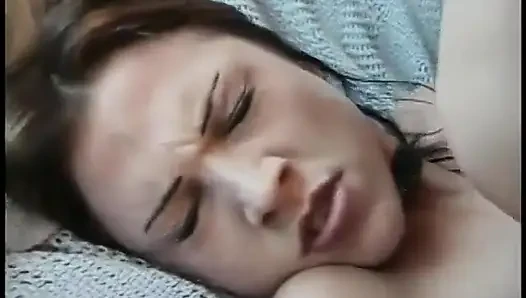 Gorgeous cutie likes it when a huge pole bangs her wet cunt