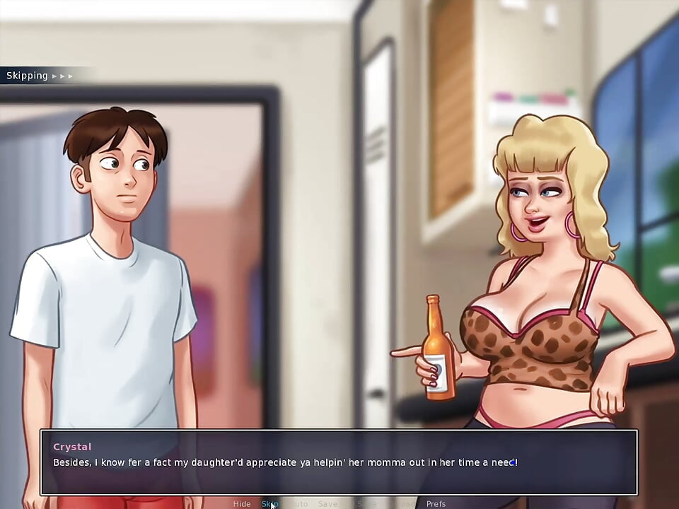 XXX doggystyle anal mit der gfs stiefmutter in Summertime saga teil 1