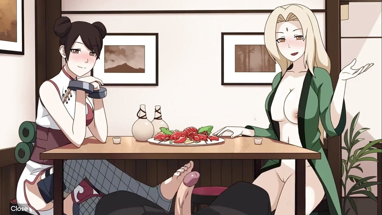 Kunoichi Trainer - Ninja Naruto Trainer - ตอน 63 - Tsunade Tsunade Tenten ใช้เท้าโดย Loveskysanx