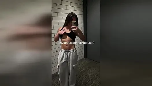 Brunette Virgin's OnlyFans Oops: Accidental Squirt Explosion Alone!