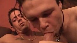 Tattooed EMO Boys Loves To Suck Cock