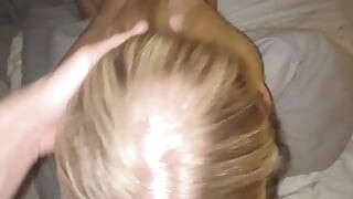 Blowjob and doggy creampie