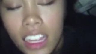 Asian Cumslut Takes Facial From BBC
